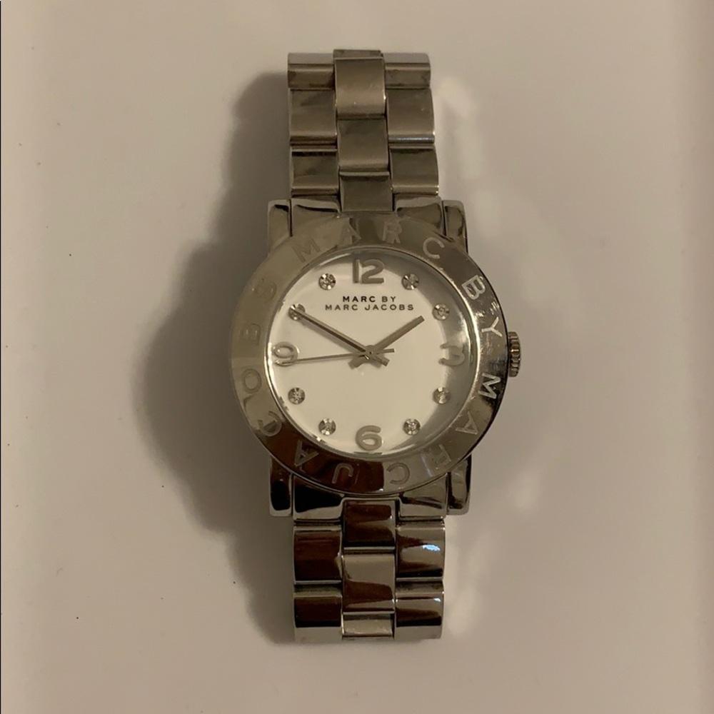 Marc by Marc Jacobs Silver watch, links available